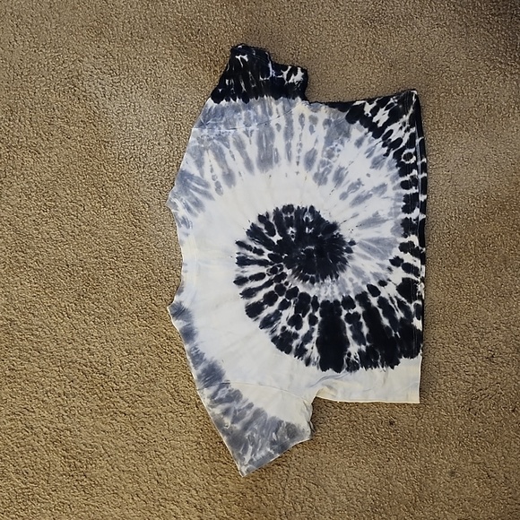 Cropped tye dyed t-shirt - Picture 2 of 4